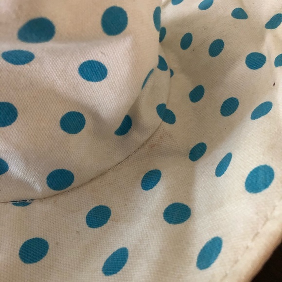 Vintage Polka Dot Sub Hat 100% Cotton Hong Kong - Picture 7 of 7